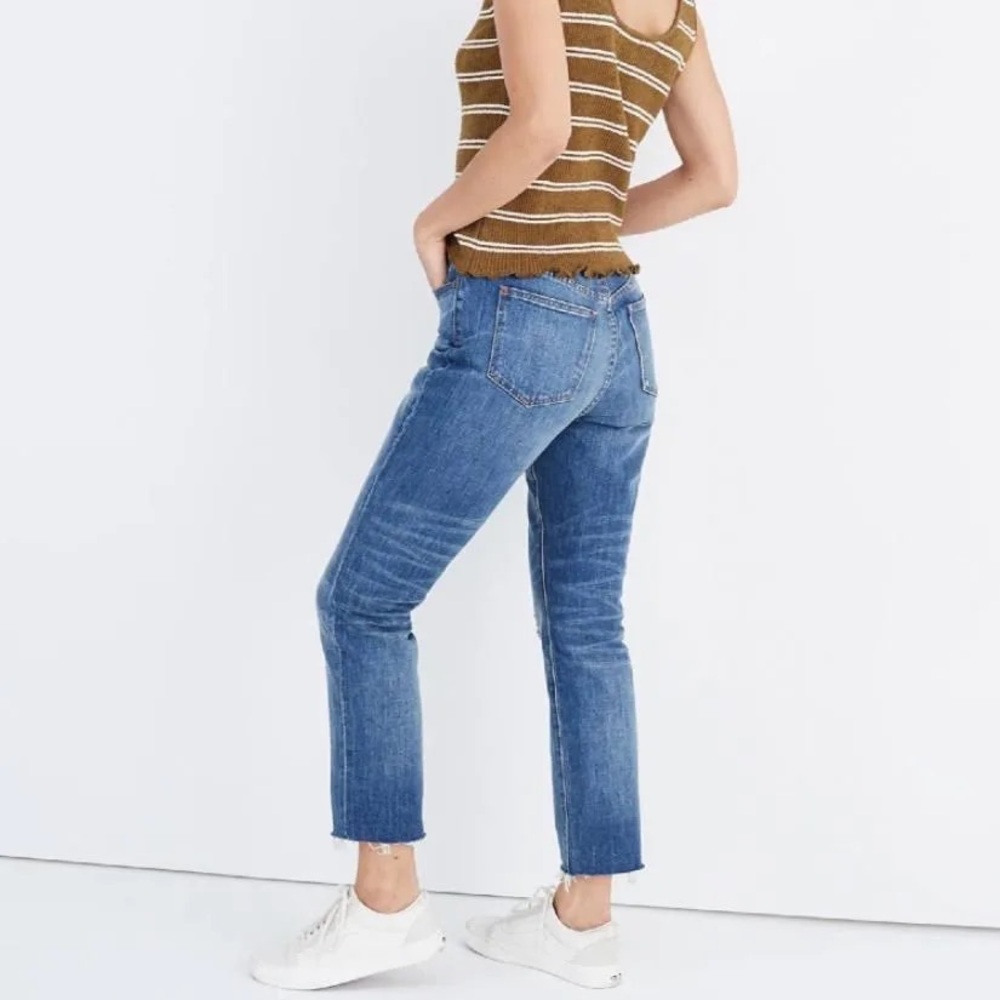Madewell High-Rise Slim Crop Boyjean